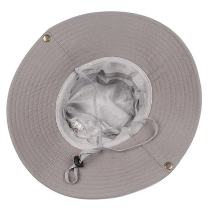 Men's Summer Bucket Hat – UV Protection Wide Brim Panama Hat for Outdoor Activities