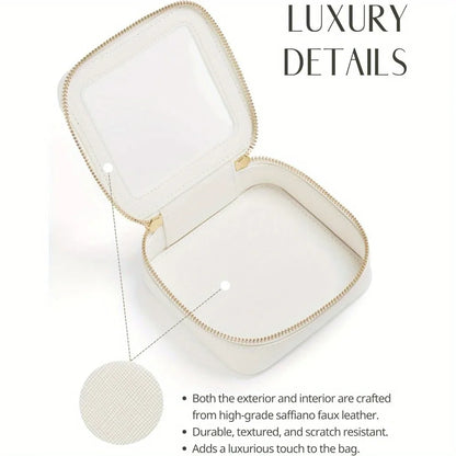 Small Cosmetic Bag for Purse – Mini Waterproof Makeup Organizer Pouch for Travel and Everyday Use