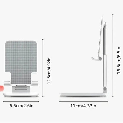 Adjustable Desk Phone and Tablet Holder - Universal Compatibility for iPhone, iPad, Xiaomi, and More