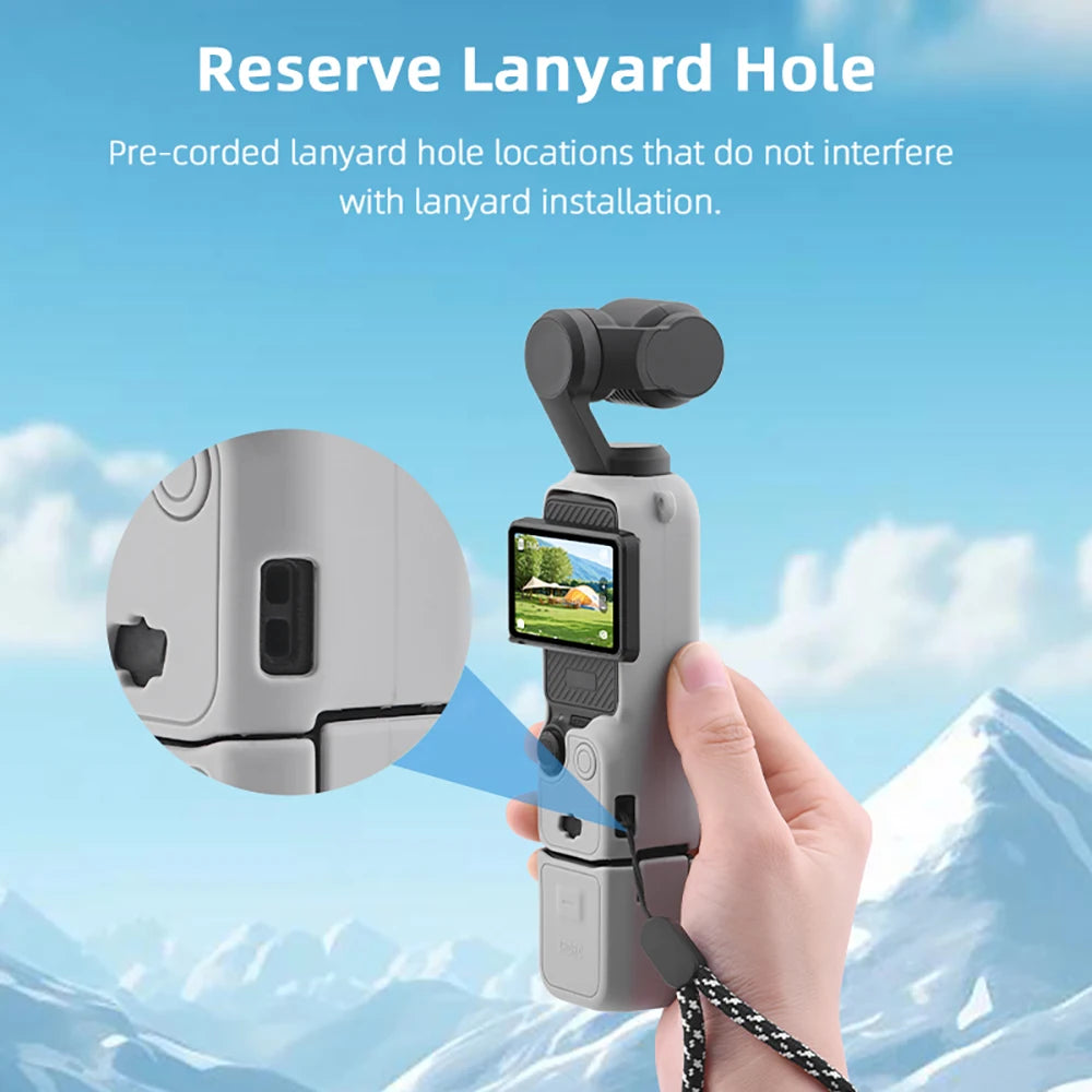 BRDRC Silicone Case for DJI Osmo Pocket 3 - Protective Cover with Anti-Scratch and Anti-Bump Design