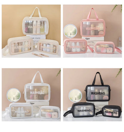 Large-Capacity Waterproof Cosmetic Bag – Stylish, Durable, and Perfect for Travel