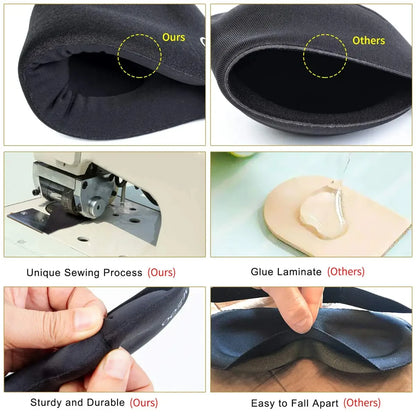 Eye Mask for Sleeping & Travel with 3D Contoured Design – Block Out Light and Enhance Sleep Quality