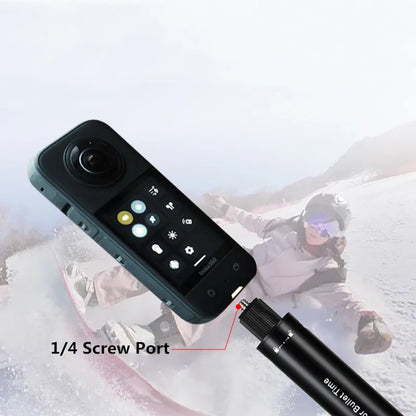SZKOSTON Invisible Selfie Stick for Insta360 and DJI Action Cameras - 3m Extendable Stick for Dynamic Shots