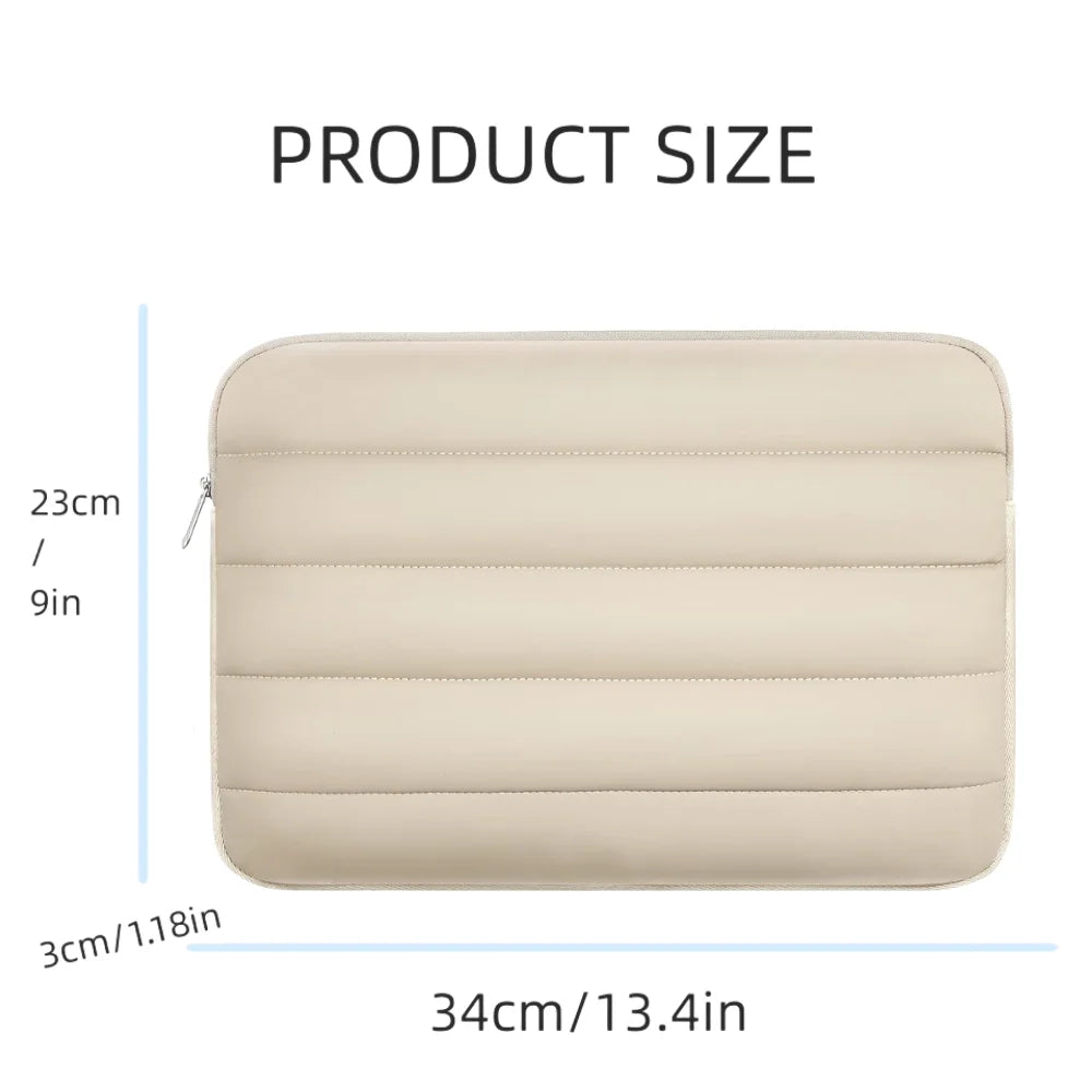 Puffy Laptop Sleeve (13-14 Inch) – Protective and Stylish Cover for MacBook, iPad, and Laptops