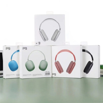 P9 Wireless Bluetooth Headset – Noise-Cancelling Sports & Gaming Earbuds with Mic