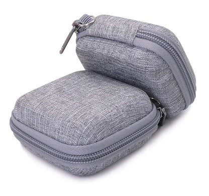 Portable Leather Earphone & Cable Organizer Bag – Multifunctional Digital Gadget Storage Case