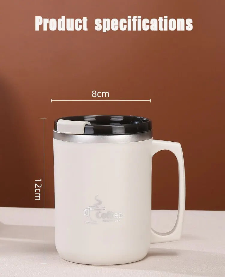 Stainless Steel Double-Wall Thermal Insulated Coffee Cup – Durable, Sleek, and Perfect for Hot or Cold Beverages