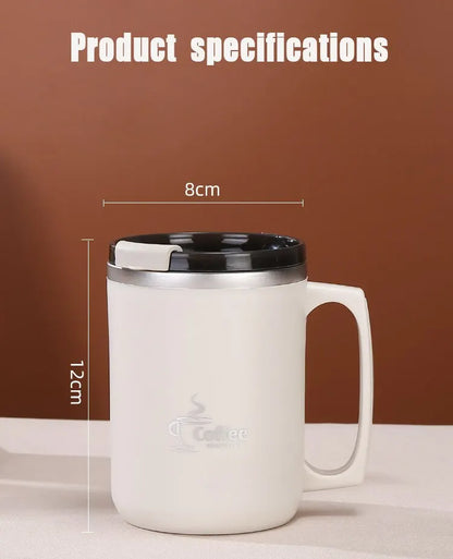 Stainless Steel Double-Wall Thermal Insulated Coffee Cup – Durable, Sleek, and Perfect for Hot or Cold Beverages