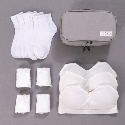 Portable Underwear Storage Bag – Waterproof Travel Organizer for Bras, Socks, and Clothing