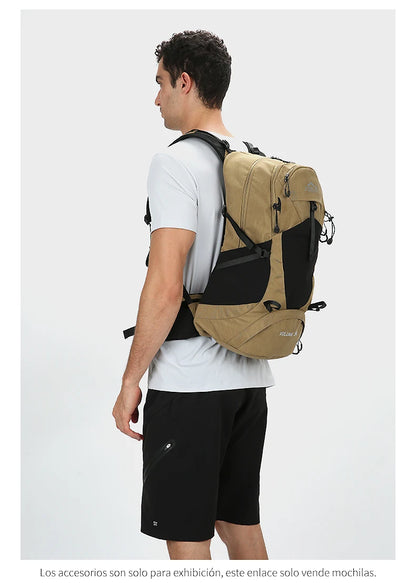 35L Mountaineering Backpack - Waterproof Outdoor Sports Bag for Men and Women, Ideal for Camping, Hiking, and Rain Protection