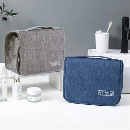 Foldable Toiletry Bag Organizer Hanging Storage Bag Bathroom Makeup Bag Case Cosmetic Bag Travel Bag For Travel Business