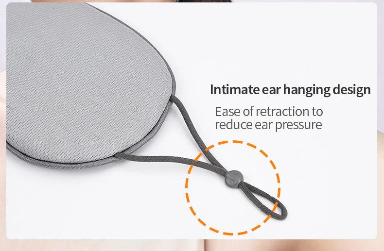 Korean-Style Ice Silk Dual-Use Sleeping Eye Mask – Warm & Cool, Adjustable, Breathable, Light-Blocking