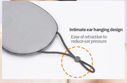 Korean-Style Ice Silk Dual-Use Sleeping Eye Mask – Warm & Cool, Adjustable, Breathable, Light-Blocking