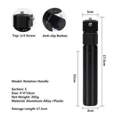 SZKOSTON Invisible Selfie Stick for Insta360 and DJI Action Cameras - 3m Extendable Stick for Dynamic Shots
