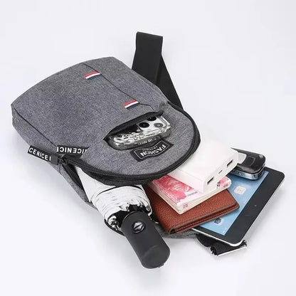 Men’s Large Capacity Crossbody Chest Bag – Fashionable, Durable, and Anti-Theft