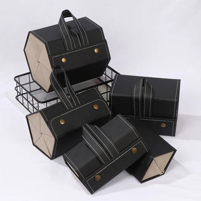 Portable Foldable Multi-Slot Glasses Organizer – Stylish and Practical Eyewear Storage for Travel