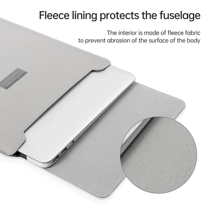 PU Leather Laptop Sleeve Bag – Sleek Case for MacBook, HP, Lenovo, and More