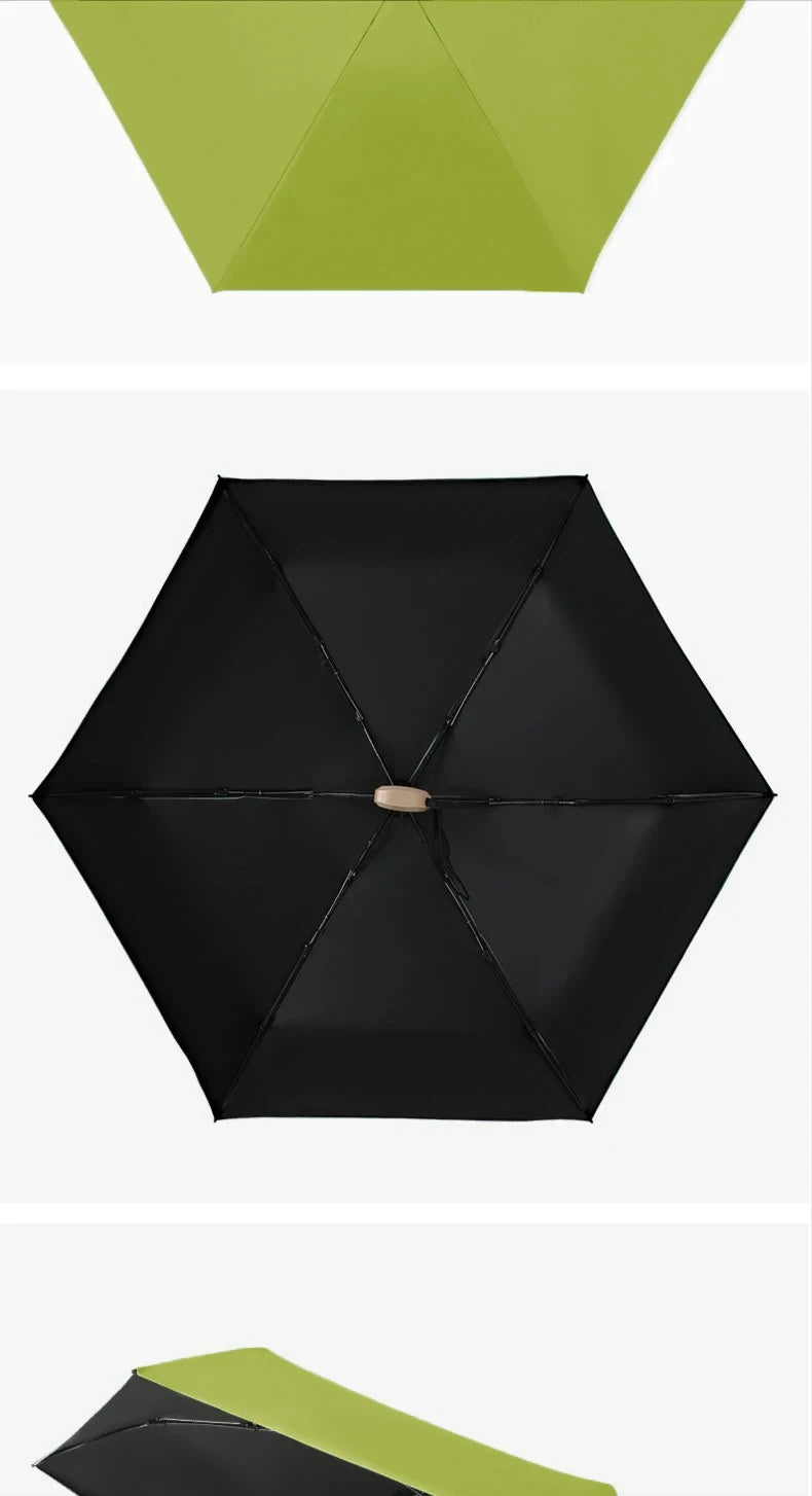 Mini Sun Umbrella Pocket Parasol – UV Protection & Wind Resistant, Lightweight Travel Umbrella