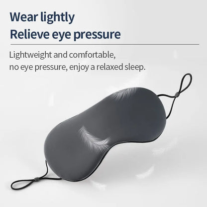 Korean-Style Ice Silk Dual-Use Sleeping Eye Mask – Warm & Cool, Adjustable, Breathable, Light-Blocking