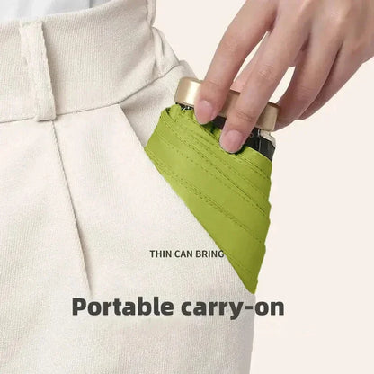 Mini Sun Umbrella Pocket Parasol – UV Protection & Wind Resistant, Lightweight Travel Umbrella