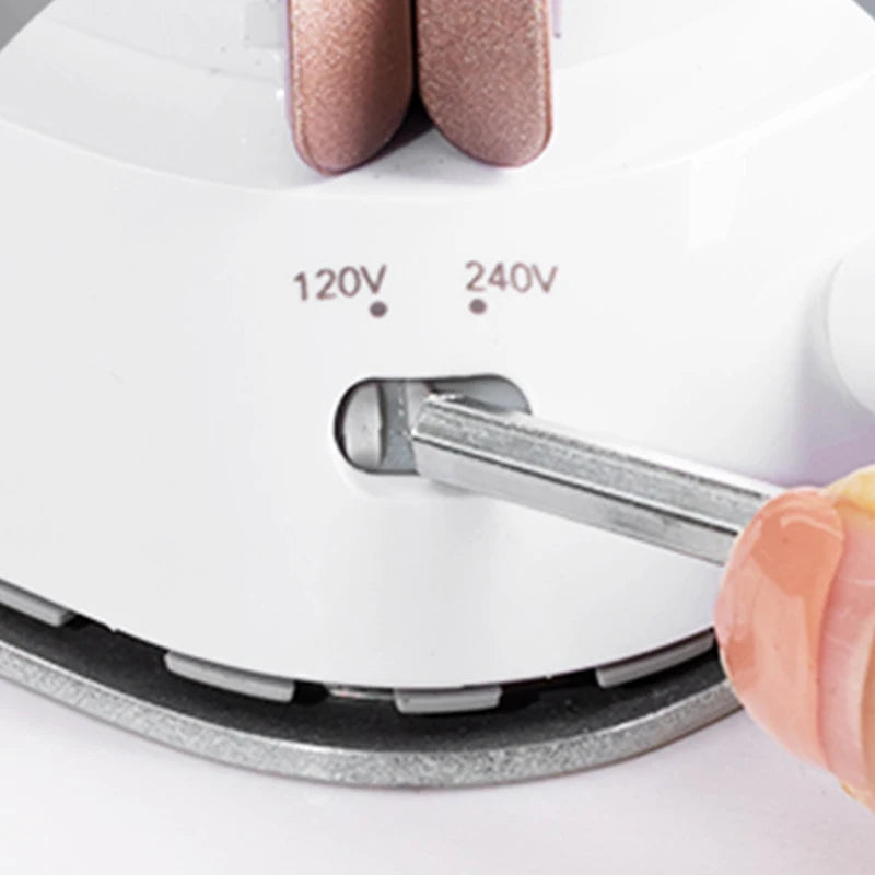 YUNCHI Portable Mini Electric Iron Dual-voltage Non-steam Travel Dry Iron 100-240V
