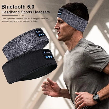 Fone Bluetooth Earphones Sports Sleeping Headband – Elastic Wireless Headphones with Active Noise Cancellation, Music Eye Mask, and Bluetooth 5.0 for Sports and Sleep