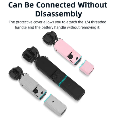 BRDRC Silicone Case for DJI Osmo Pocket 3 - Protective Cover with Anti-Scratch and Anti-Bump Design