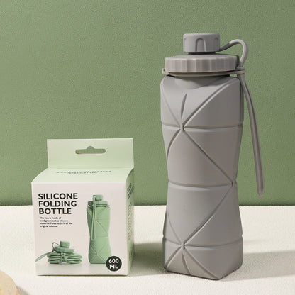 New Creative Silicone Folding Water Cup - Portable, Scalable Outdoor Travel Bottle