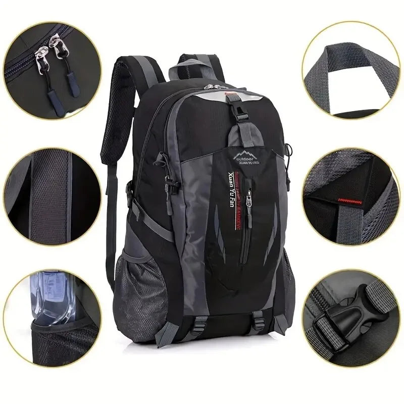 Men's Large Capacity Outdoor Backpack – Lightweight, Waterproof Travel & Hiking Bag