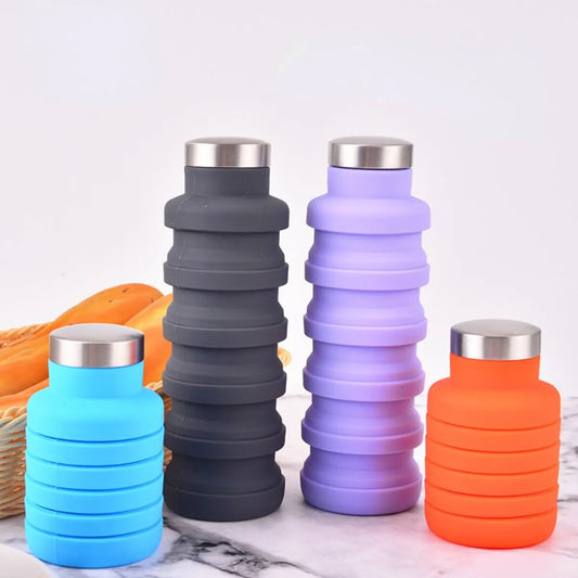 Collapsible Water Bottle – Portable and BPA-Free, Perfect for Hiking and Outdoor Activities