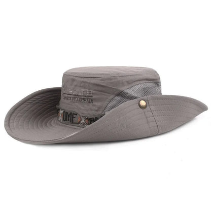 Men's Summer Bucket Hat – UV Protection Wide Brim Panama Hat for Outdoor Activities