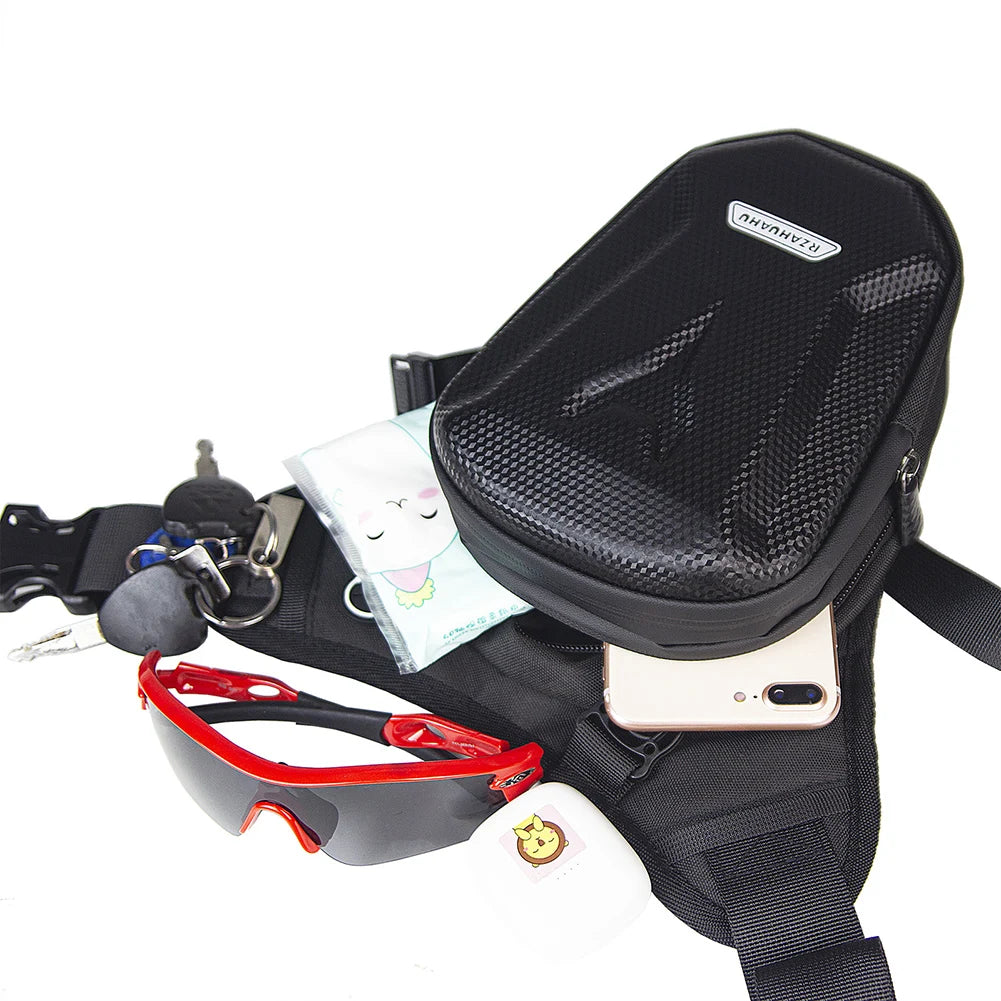 Waterproof Tactical Motorcycle Leg Side Bag – Waist Hip Fanny Pack for Outdoor Travel