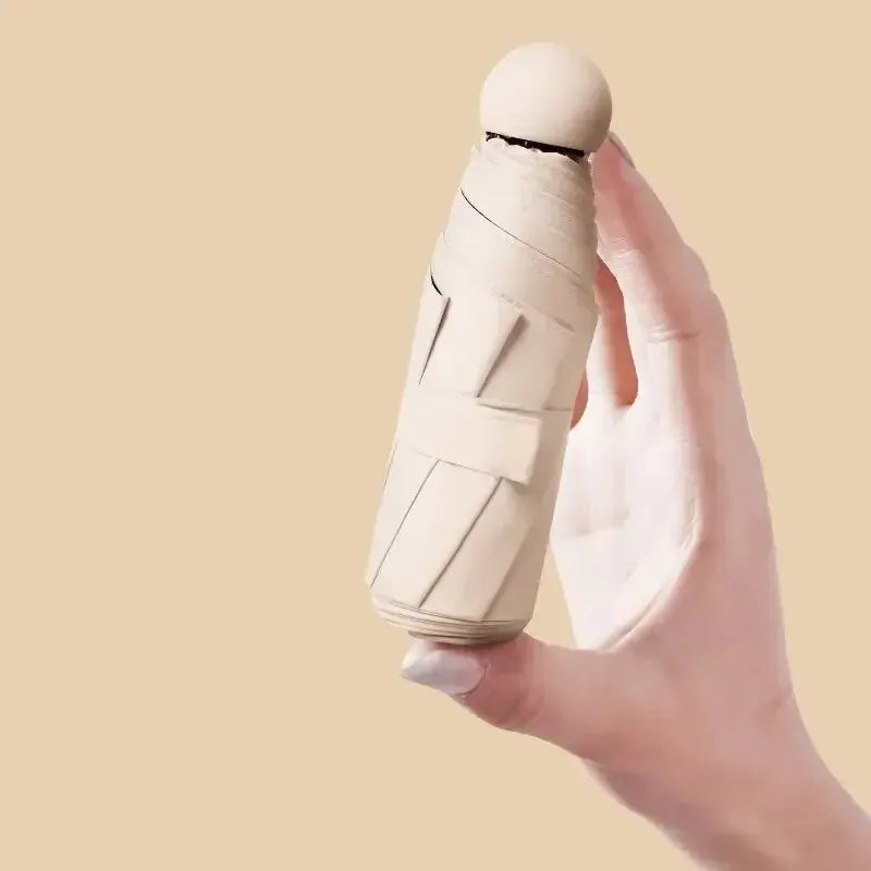 Compact & Stylish Capsule Umbrella for Sun & Rain Protection