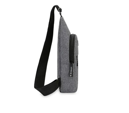 Men’s Large Capacity Crossbody Chest Bag – Fashionable, Durable, and Anti-Theft