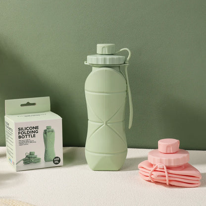 New Creative Silicone Folding Water Cup - Portable, Scalable Outdoor Travel Bottle