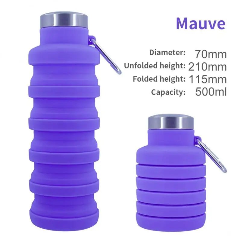 Collapsible Water Bottle – Portable and BPA-Free, Perfect for Hiking and Outdoor Activities