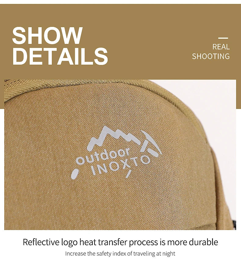 35L Mountaineering Backpack - Waterproof Outdoor Sports Bag for Men and Women, Ideal for Camping, Hiking, and Rain Protection