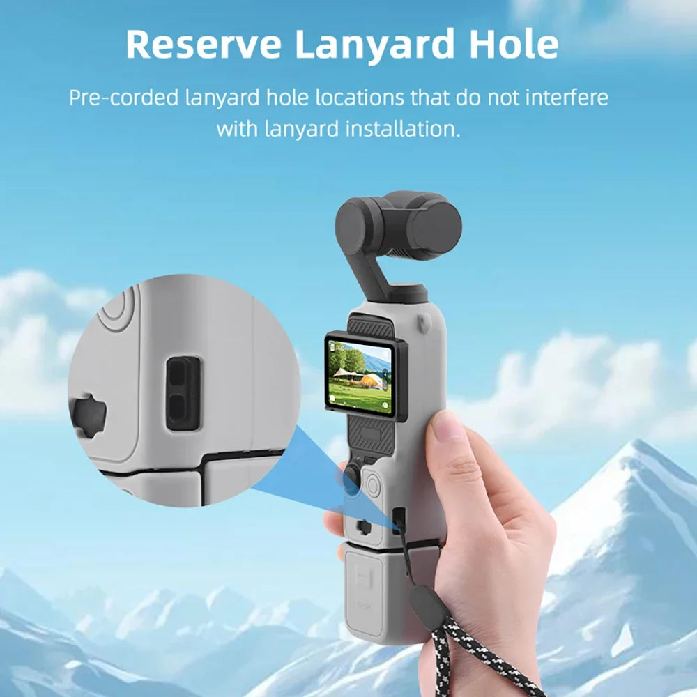 BRDRC Silicone Case for DJI Osmo Pocket 3 - Protective Cover with Anti-Scratch and Anti-Bump Design