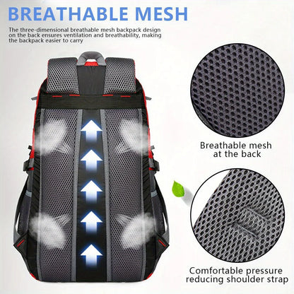 Men's Large Capacity Outdoor Backpack – Lightweight, Waterproof Travel & Hiking Bag