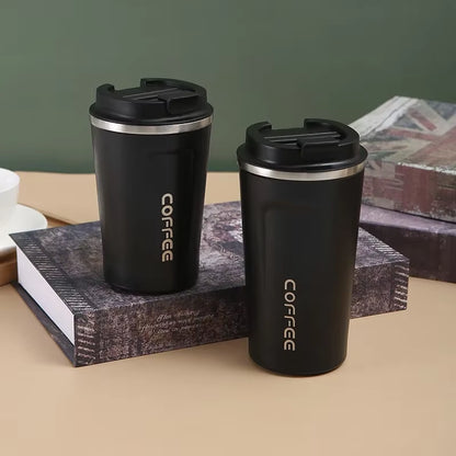 380/510Ml Stainless Steel Coffee Cup Travel Thermal Mug Leak-Proof Thermos Bottle Tea Coffee Mug Office Business Style Thermos